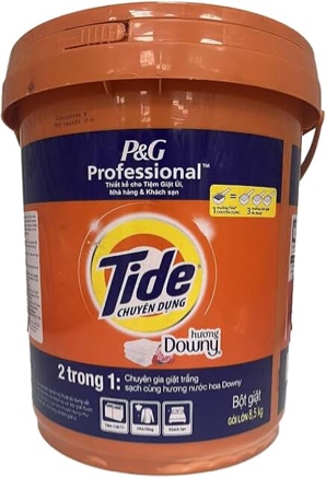 Tide With Downy Laundry Detergent Powder Bucket 9 Kg/19.8 lbs 