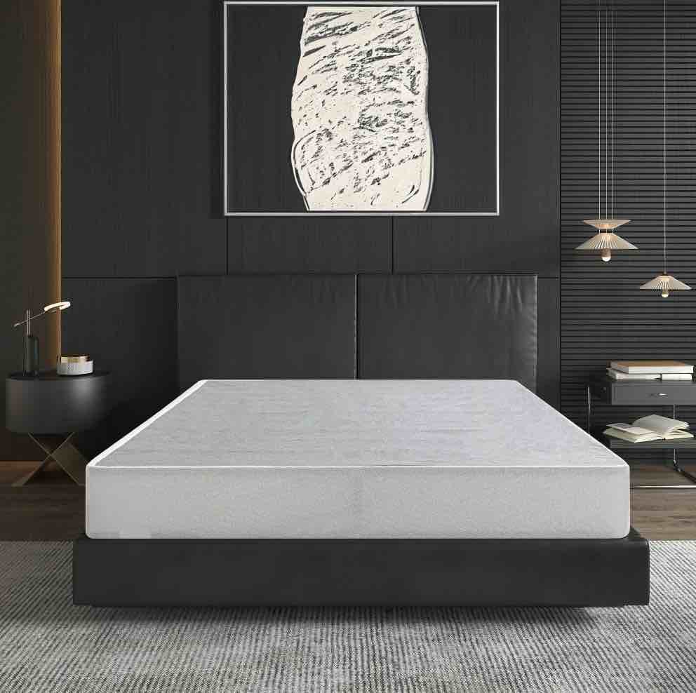 EGOHOME 9 inch Queen Size Metal Box Spring, Easy Assembly Mattress Foundation