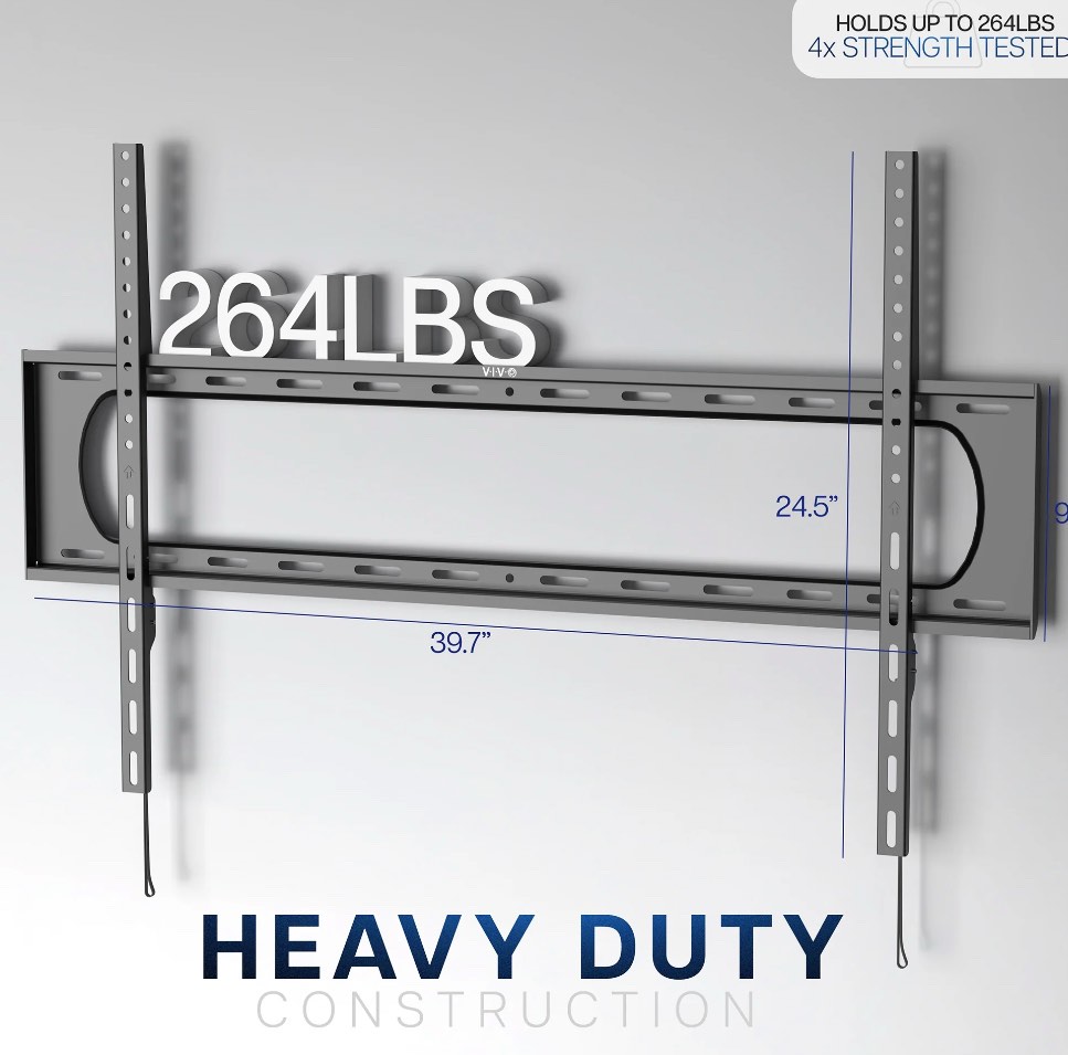 VIVO Heavy Duty TV Wall Mount for 60 to 120 inch Screens Max VESA 900x600mm
