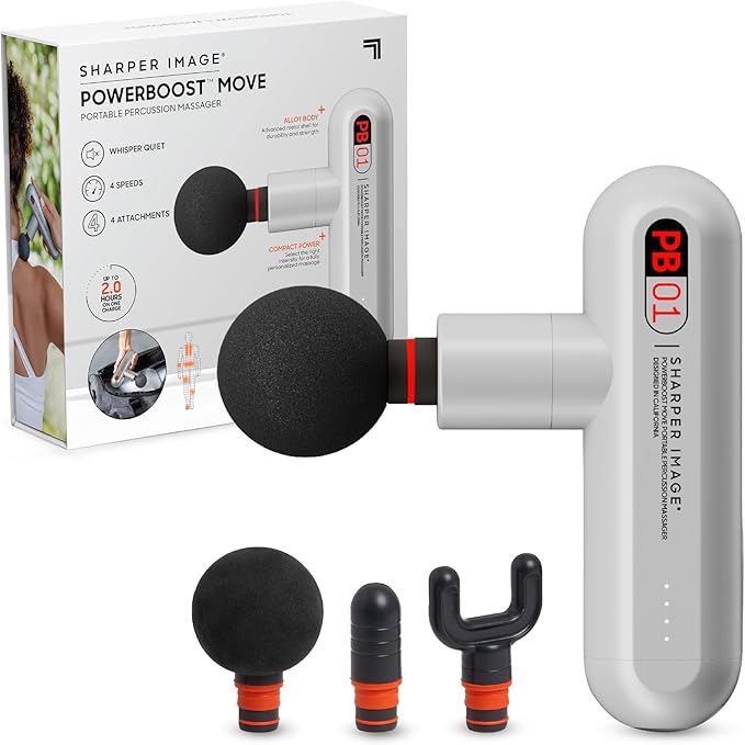 Sharper Image Power Percussion Compact Plus Portable Percussion Massager