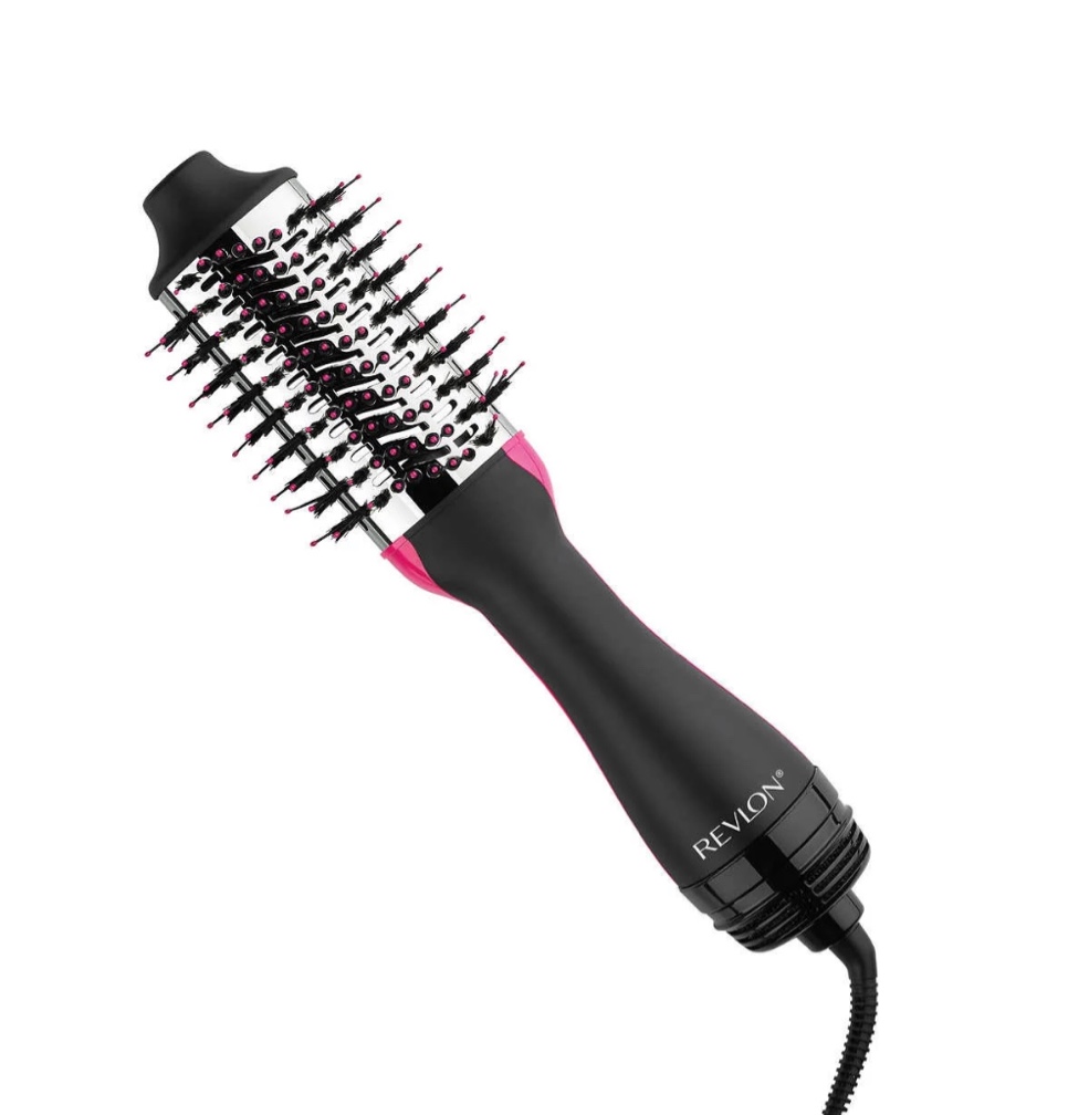 Revlon One-Step Hair Dryer and Volumizer Titanium Max Edition 2.4  Hot Air Brush  Black