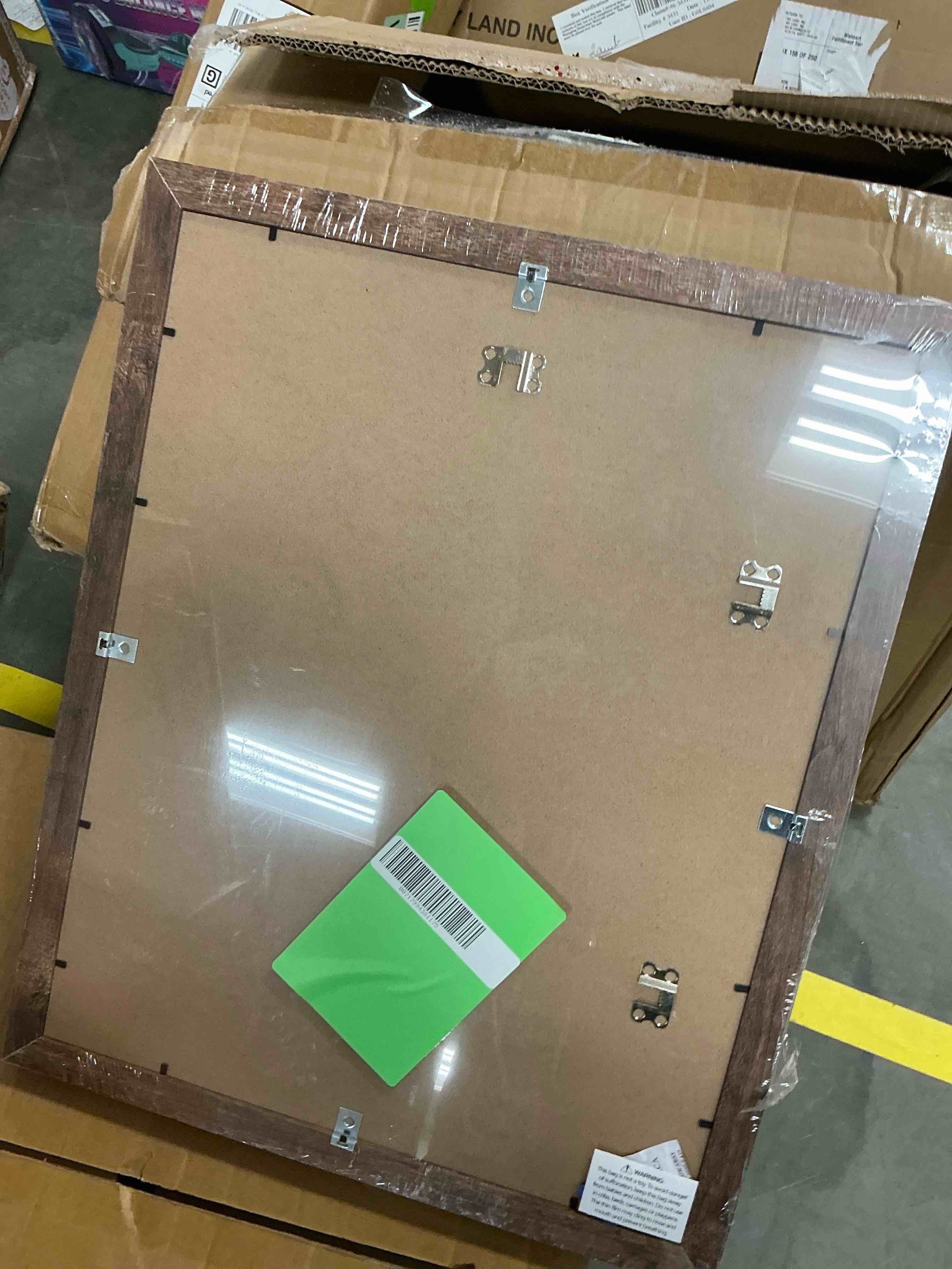 Condition photo showing Good Condition for Scholartree 2 PACK 16x20 Wood Gallery Poster Frame, 16x20 Matted to 11x14 Wall Frames, Brown