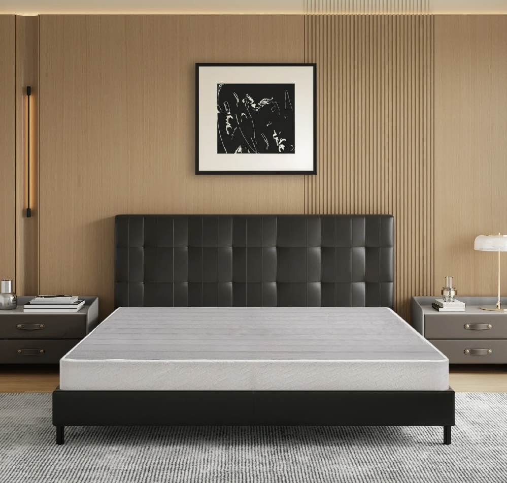 EGOHOME 5 inch Queen Size Metal Box Spring, Easy Assembly Mattress Foundation