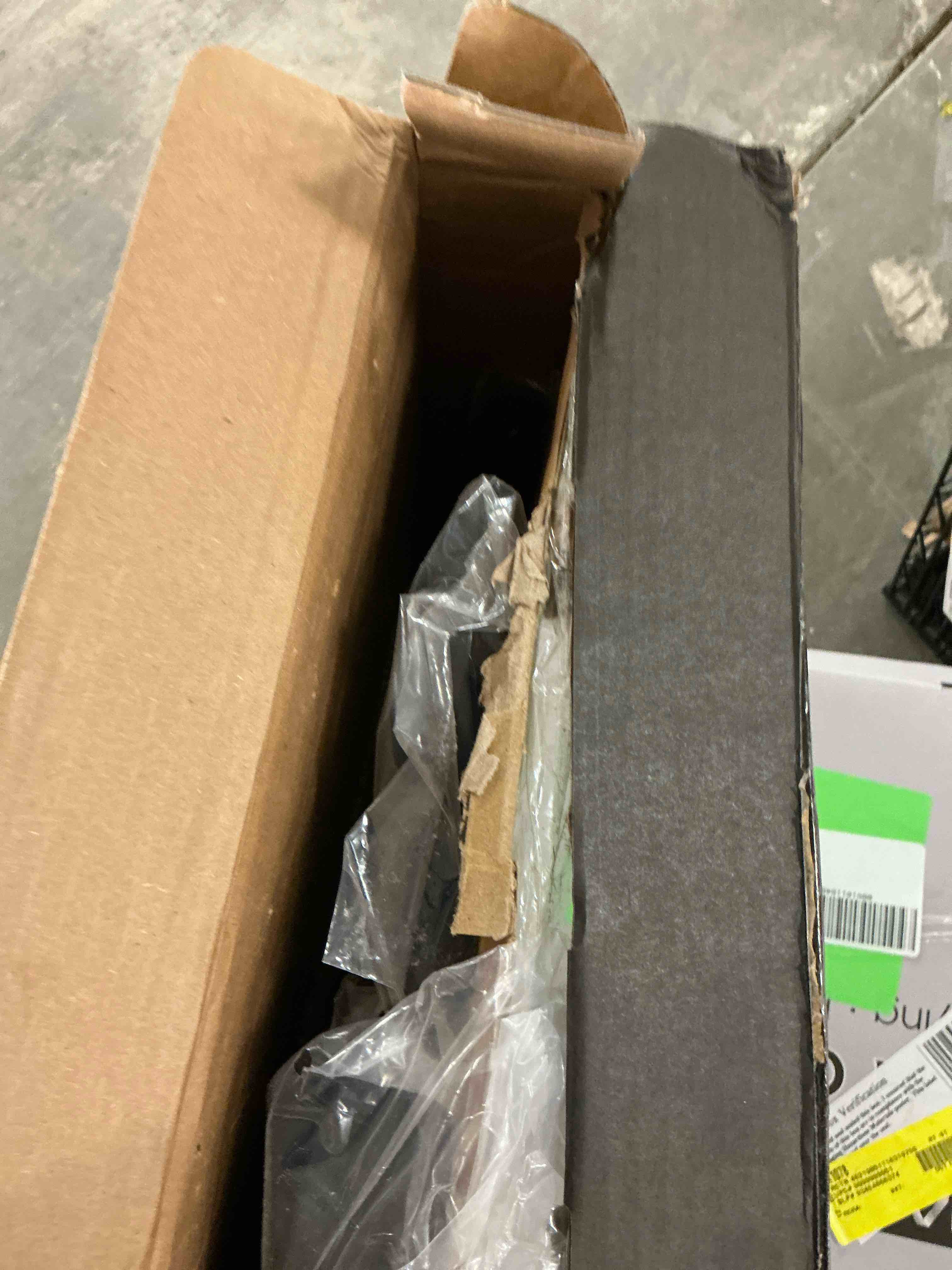 Condition photo showing New/Like New for MountFTV Universal Table Top TV Stand for 32-80" Flat Screen TVs with 9 Height Adjustable,Universal Tabletop tv stand with Alloy Steel Glass Base, Max 600x400mm, Holds up to 110 lbs