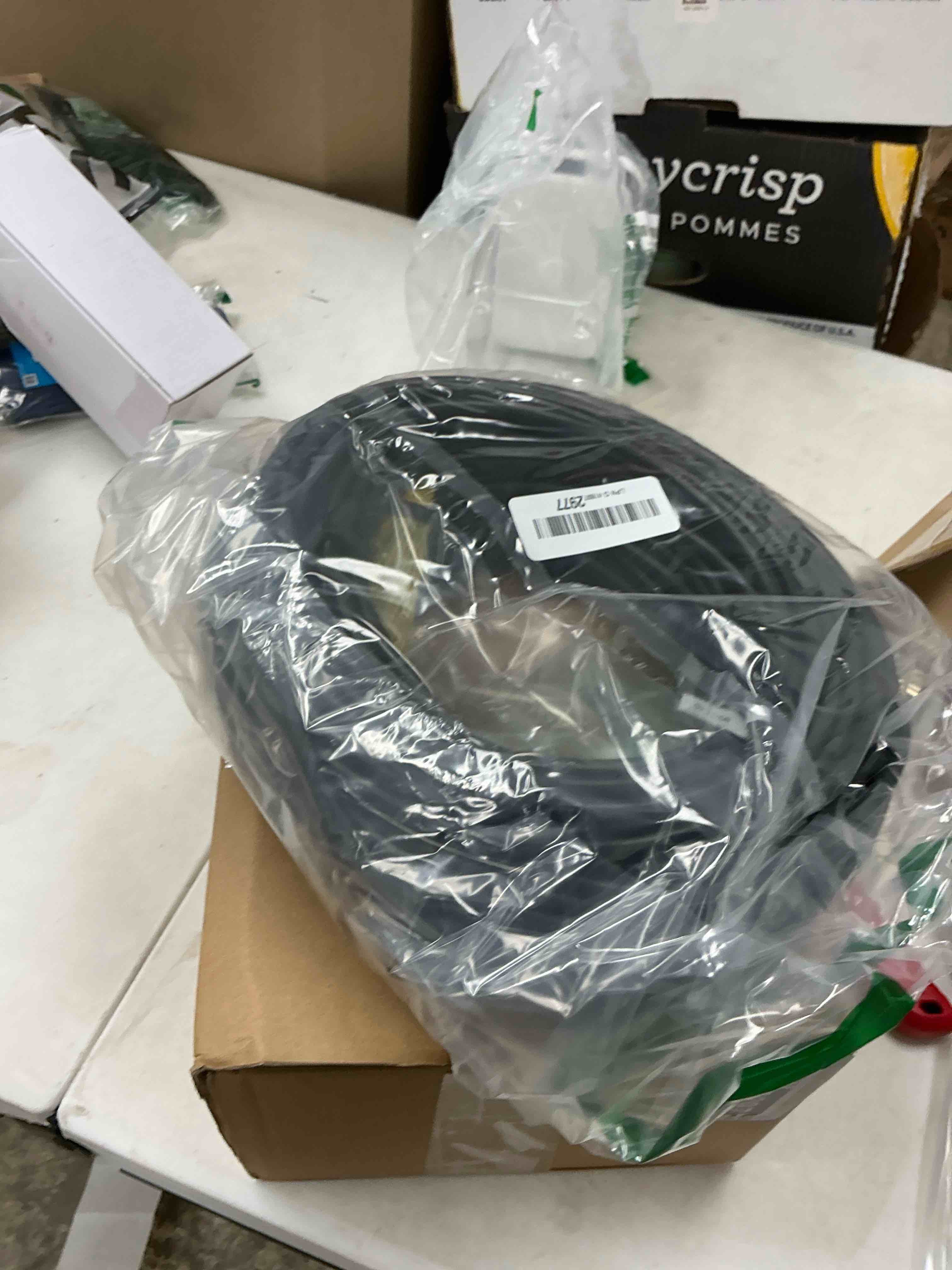 Condition photo showing Good Condition for Cat 6 Outdoor Ethernet Cable 100 ft, 10Gbps 550MHz Pure Copper Network Internet Cable Direct Burial Waterproof UV LLDPE Jacket, LAN Cable Patch Cord with 20 Ties, UTP Support POE for PC 100FT