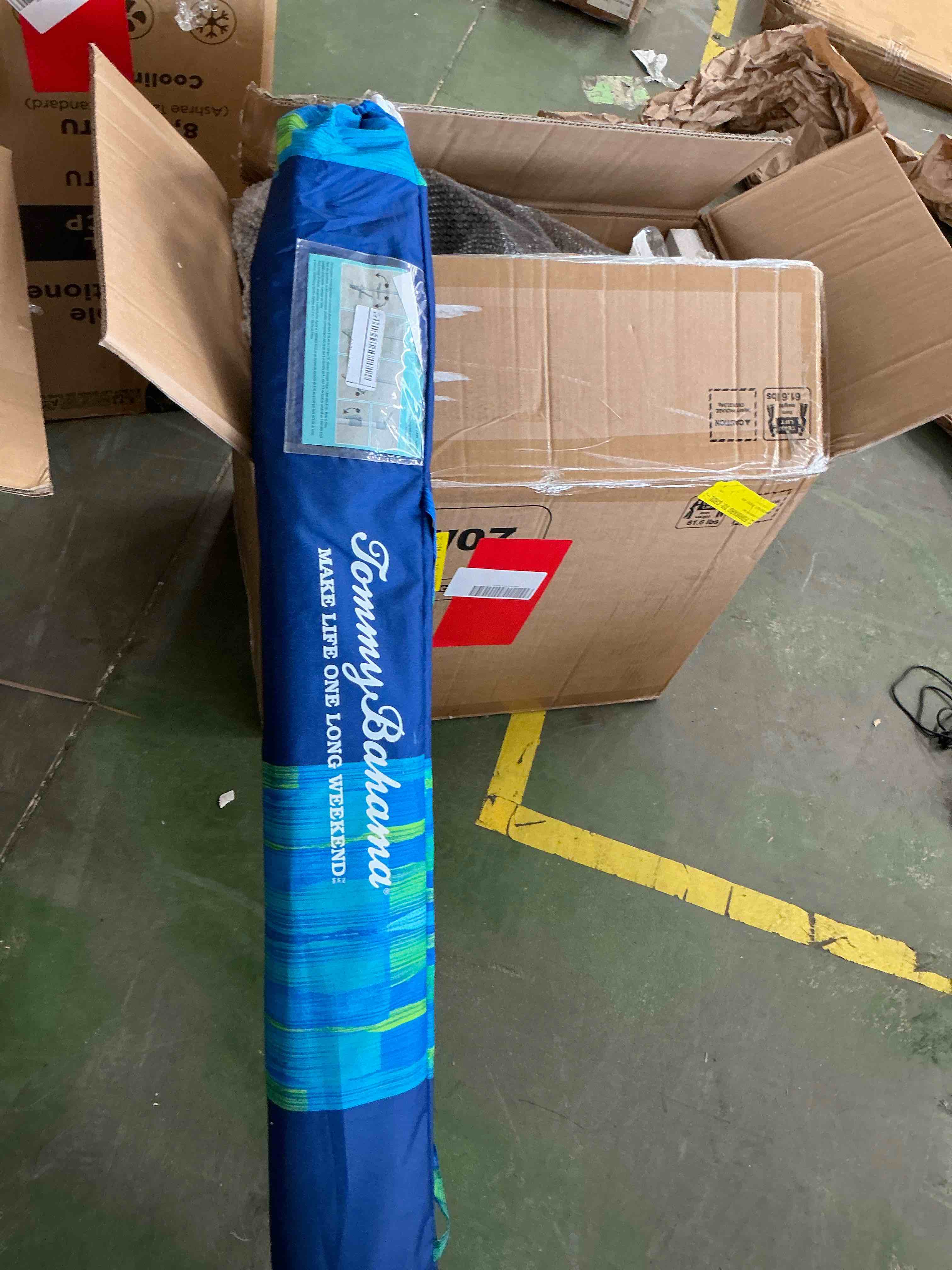 Condition photo showing Good Condition for tommy bahama 7 beach umbrella 2018 collection - blue (original version)