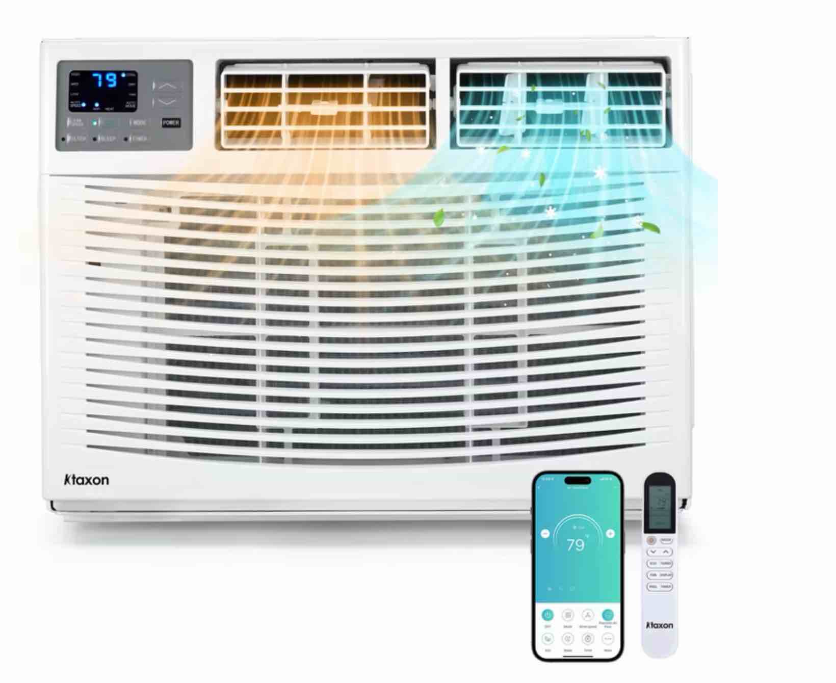 Ktaxon 18000 BTU Window Air Conditioner with Heat, Window AC Unit & Heater Combo with APP & Voice Smart Control, Timer Function & Easy Installation Kit, Work with Alexa/Google Assistant, 208/230V 3.5 out of 5 stars (3.5) 