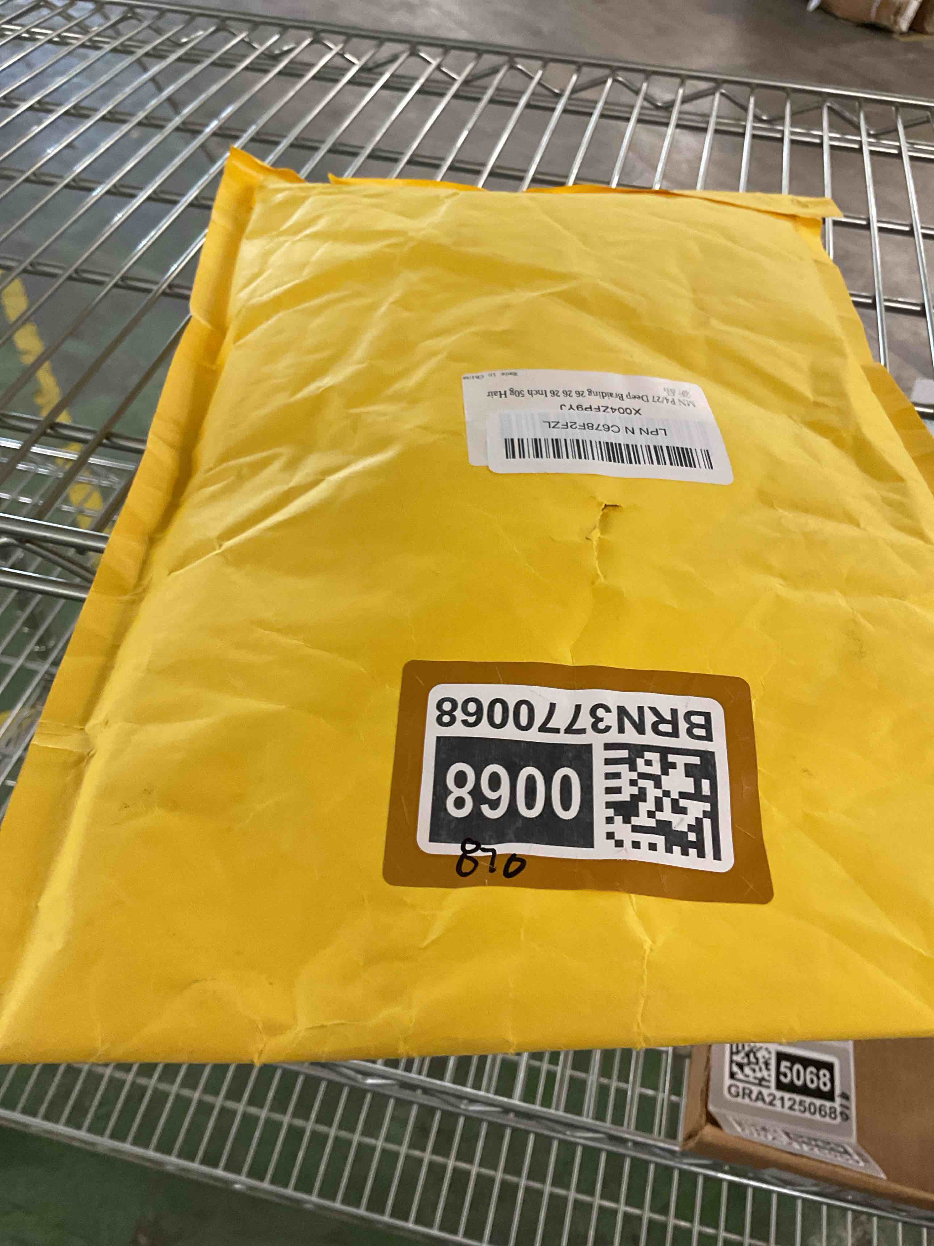 Condition photo showing Good Condition for p4/27 highlight brown human braiding hair for boho braids human hair, 26 26 26 inch 150g 3pcs,blonde deep wave bulk human hair for braiding curly knotless hair extensions 26 26 26 inch p4/27 highlight brown-dp-bd
