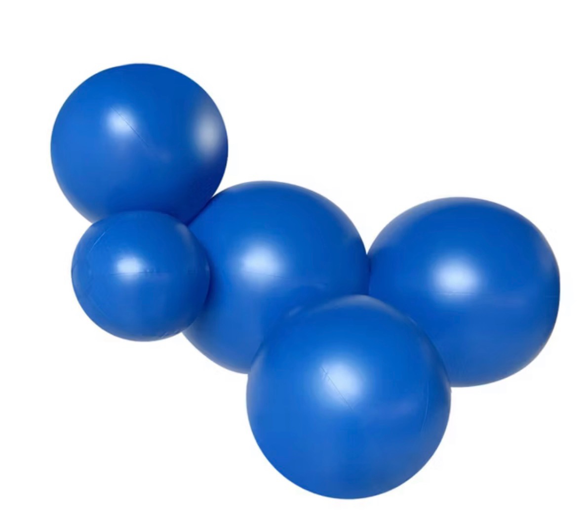 MINNIDIP Balloon Garland 5-cluster in Cobalt Satin