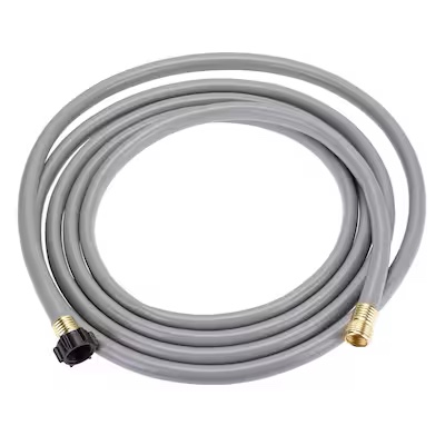 project source project source 5/8-in x 15-ft light -duty vinyl gray hose