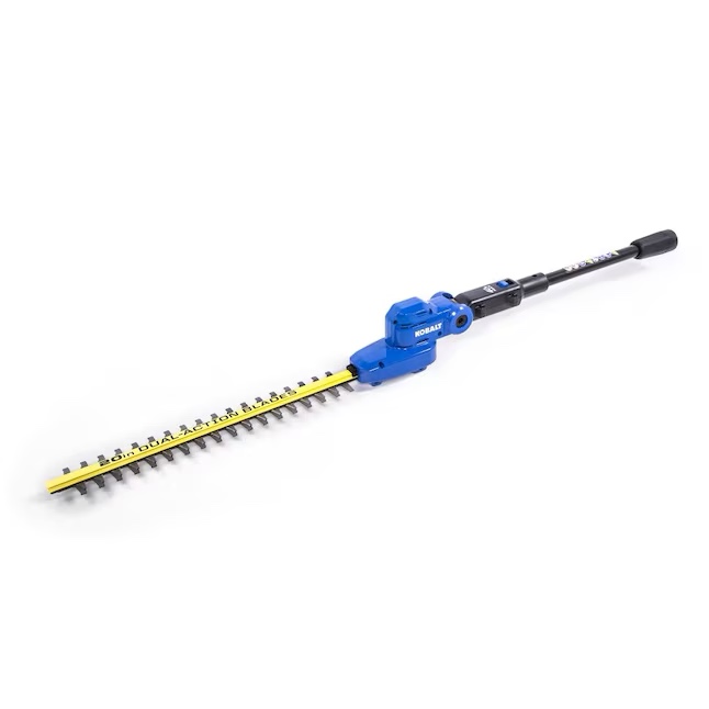 kobalt 40-volt max 20-in dual cordless electric pole hedge trimmer (no battery/charger, tool only)