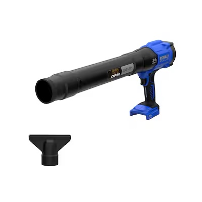 kobalt 24-volt 270-cfm 130-mph battery handheld leaf blower battery not included charger not included