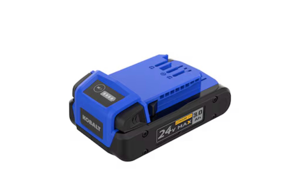 kobalt 24 -volt, 3 ah 1 -pack lithium ion (li-ion) battery