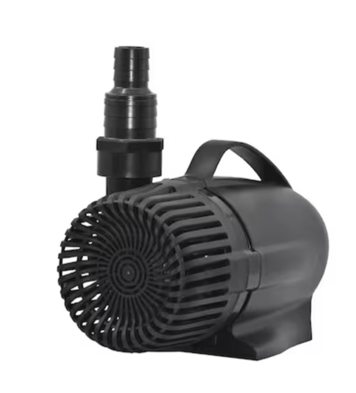 smartpond 2000.0 -gph submersible corded electric waterfall pump