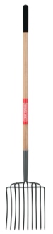 craftsman 48 l wood -handle steel bedding fork
