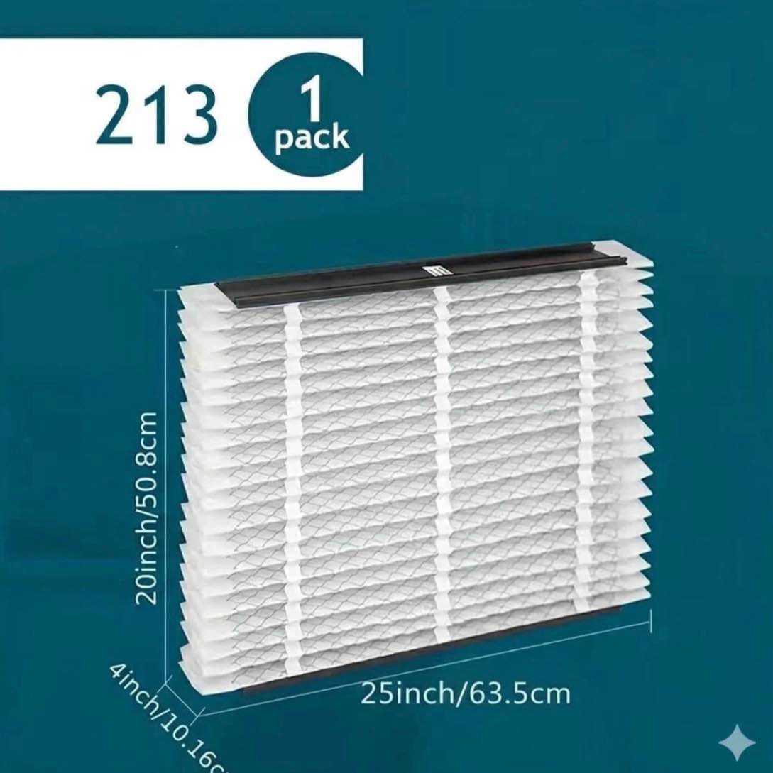213 replacement air filter 20x25x4 merv 13 for aprilaire whole house air purifiers (pack of 1)