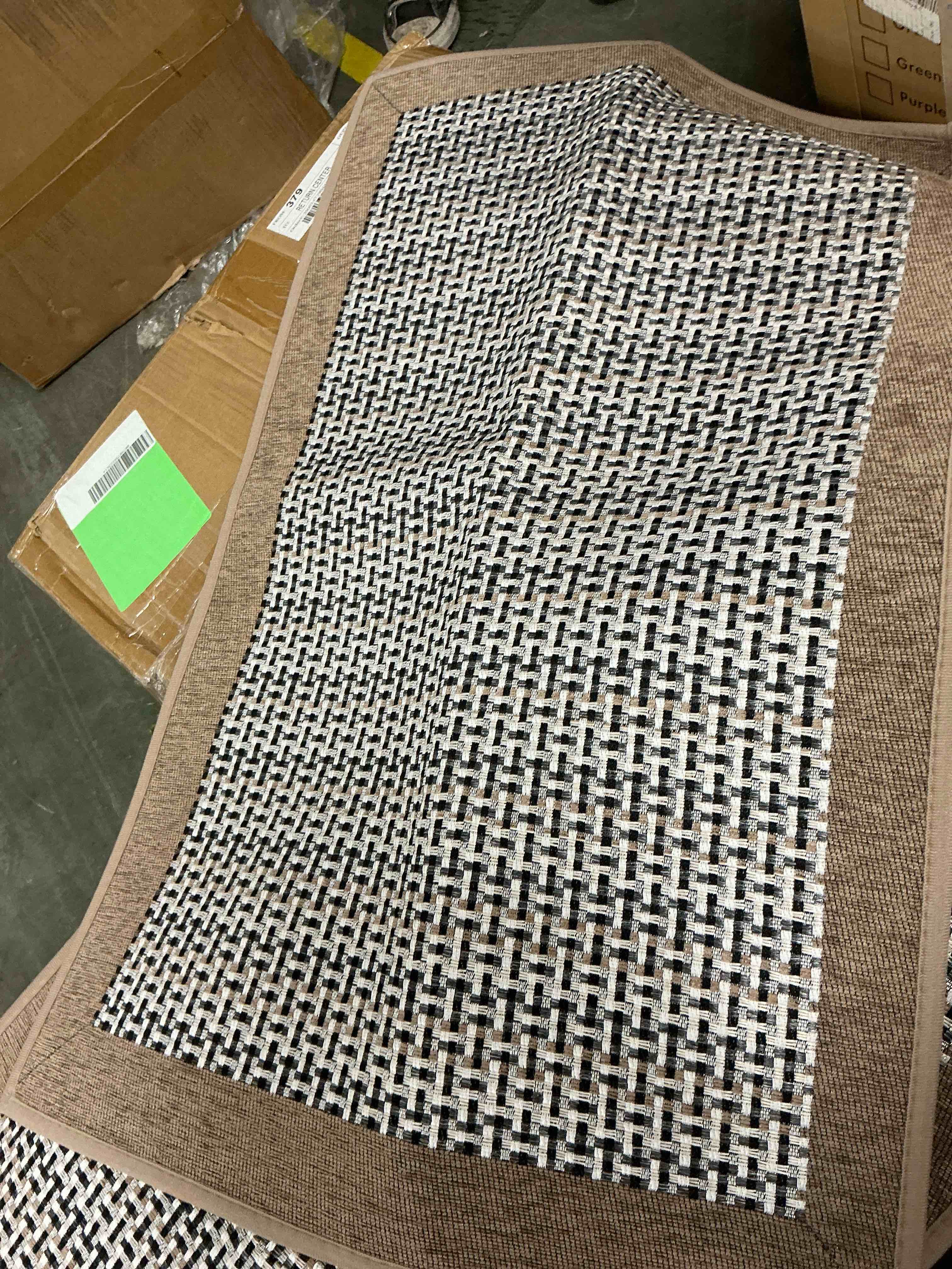 Condition photo showing Good Condition for sixhome non-slip kitchen rug, washable absorbent floor mat, 19.7"x31.5", brown, for sink, laundry, hallway