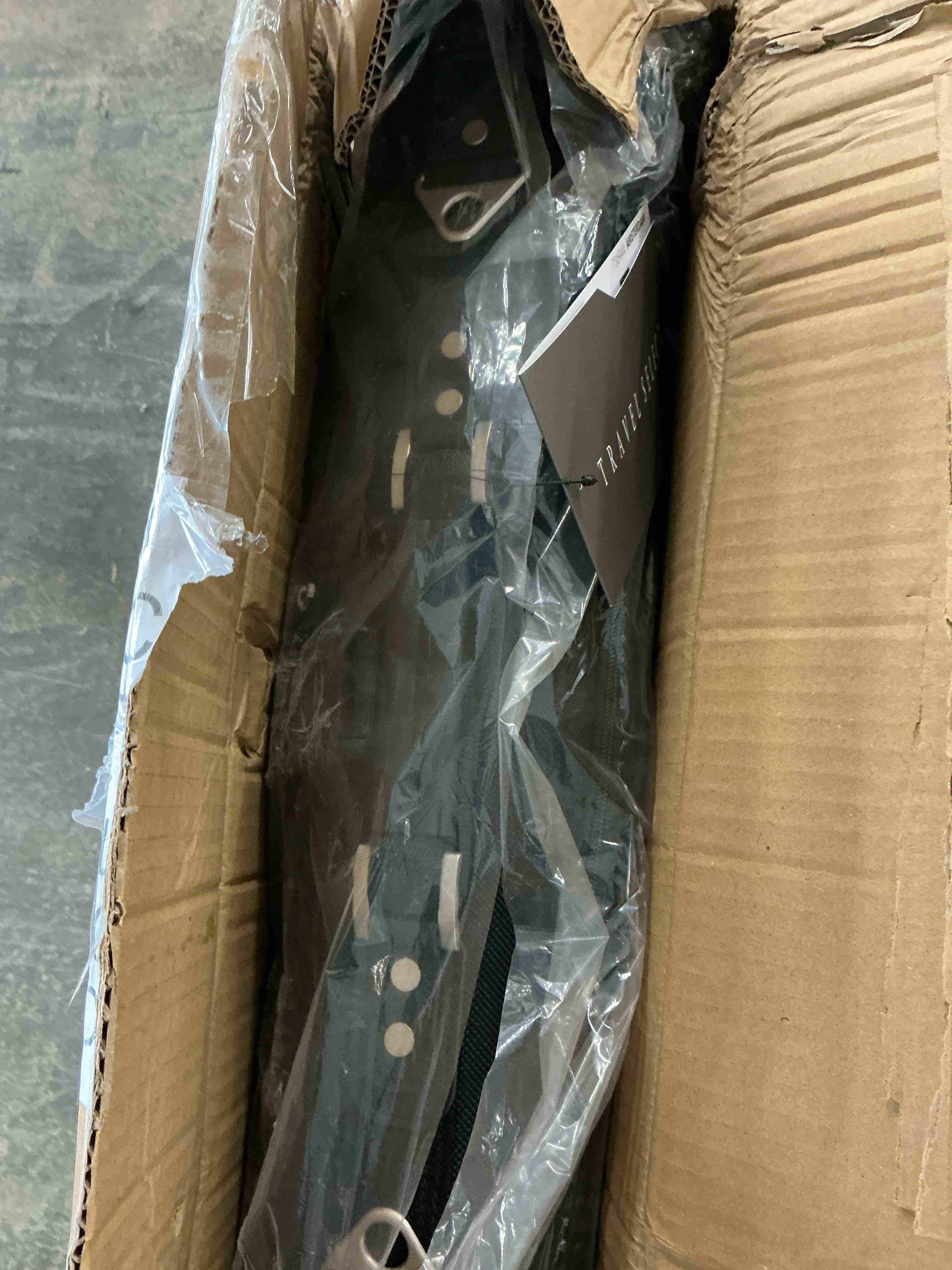 Condition photo showing New/Like New for travel select amsterdam rolling garment bag  black