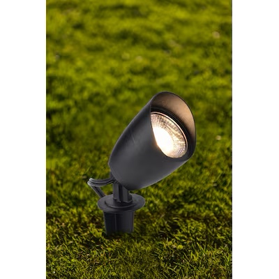 Condition photo showing Good Condition for harbor breeze spot light 420 -lumens 5 -watt black low voltage cool white hardwired led spot light