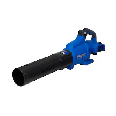 kobalt 40-volt 600-cfm 130-mph battery handheld leaf blower 4 ah - tool only