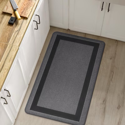 Condition photo showing As Is for style selections 20-in x 32-in multiple colors/finishes non-slip grip indoor kitchen mat
