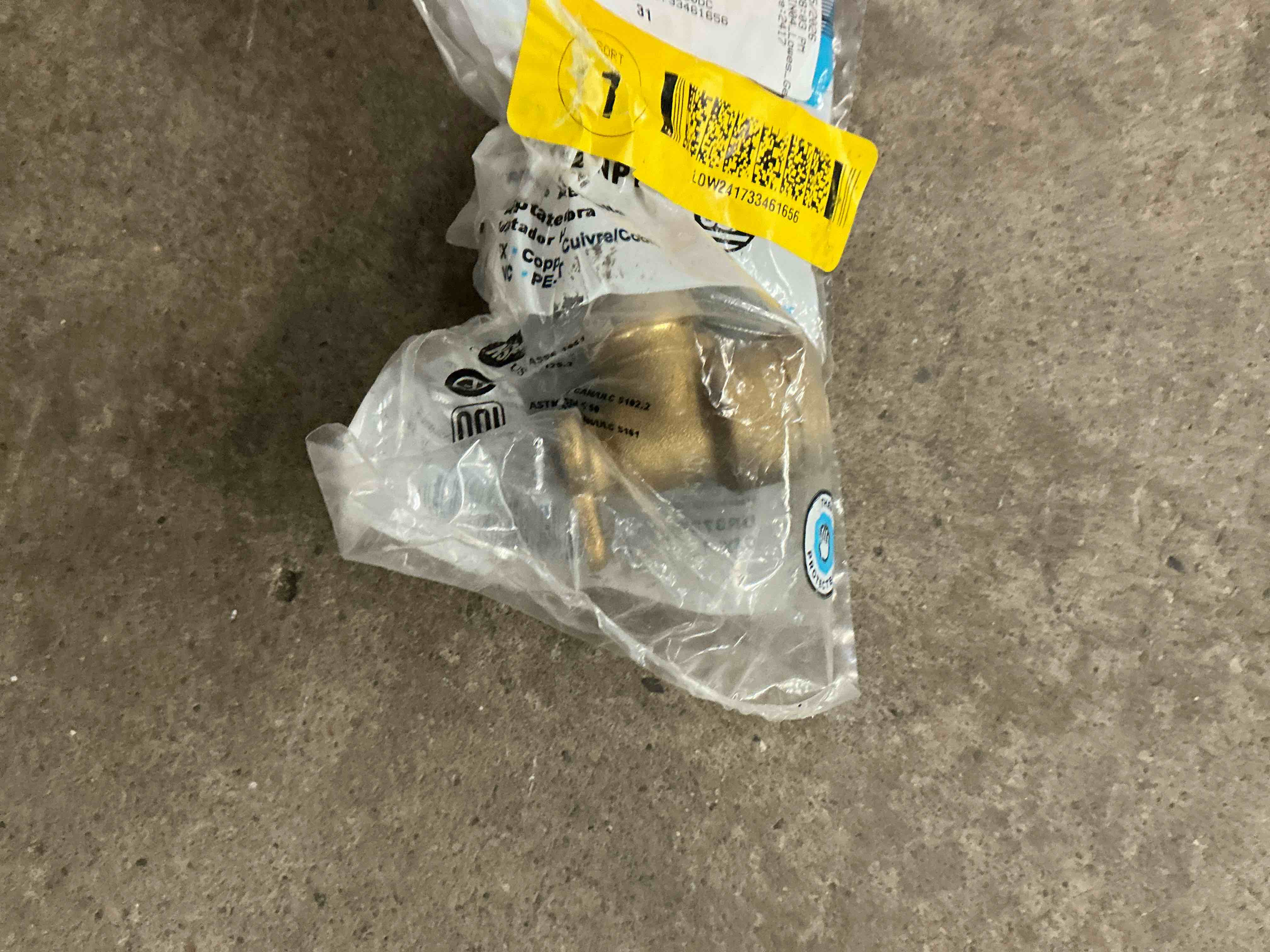 Condition photo showing New/Like New for sharkbite max 1/2-in push-to-connect x 1/2-in fnpt female adapter