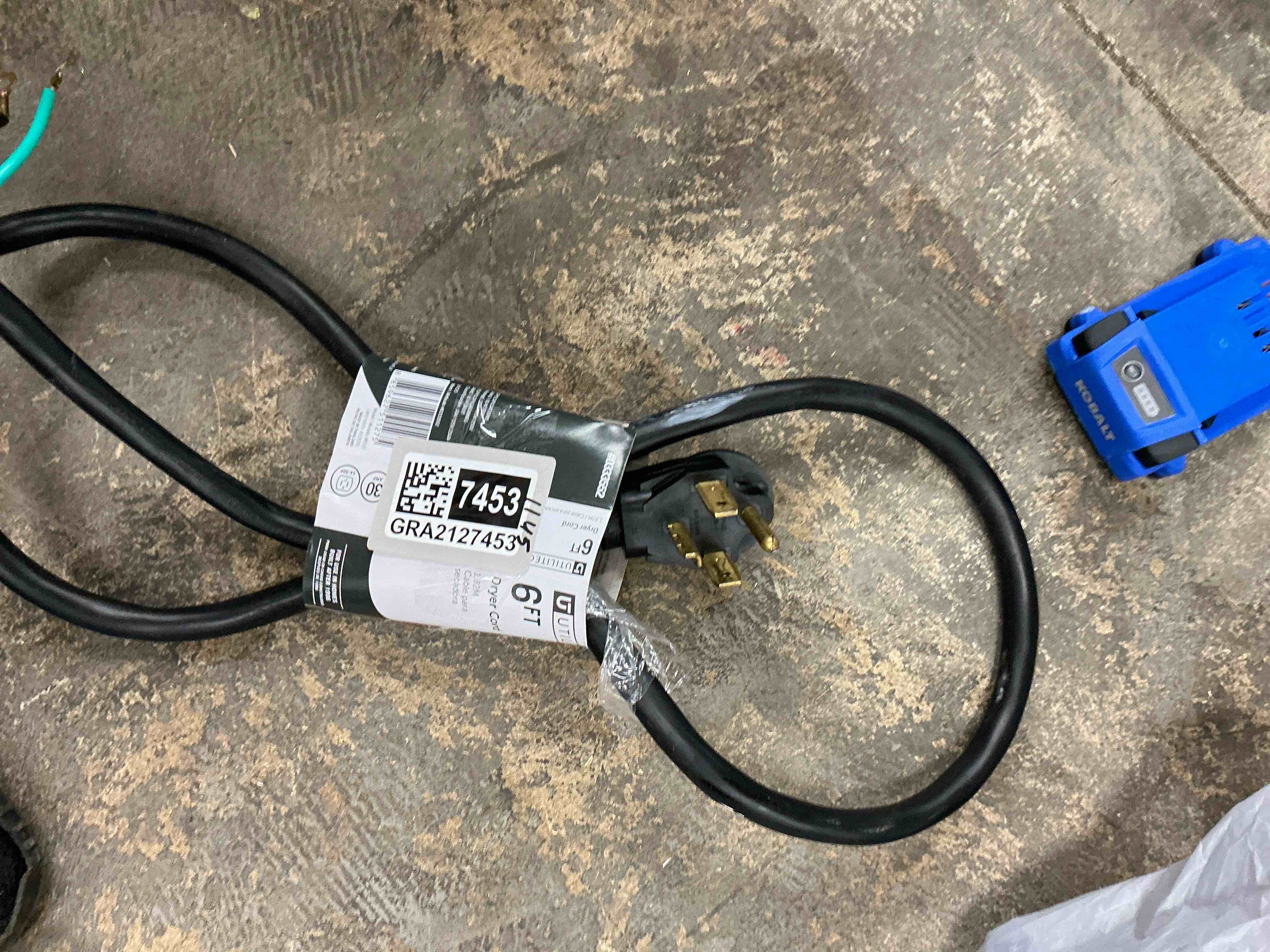 Condition photo showing Good Condition for utilitech dryer cord 6-ft 30 -amp 4 -prong black dryer appliance power cord
