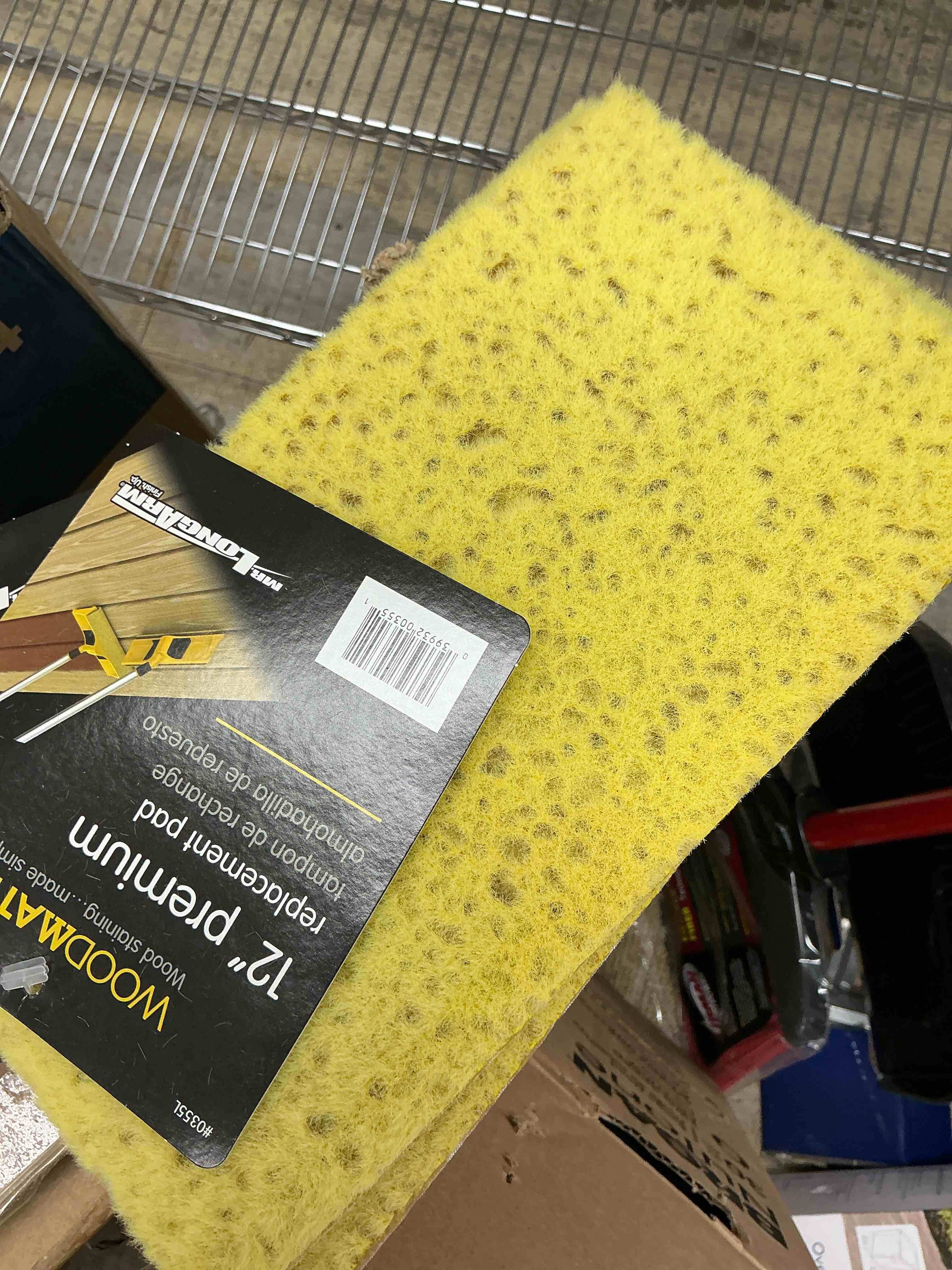 Condition photo showing Good Condition for mr. long arm 0355 woodmates 12-inch premium stain applicator replacement pad