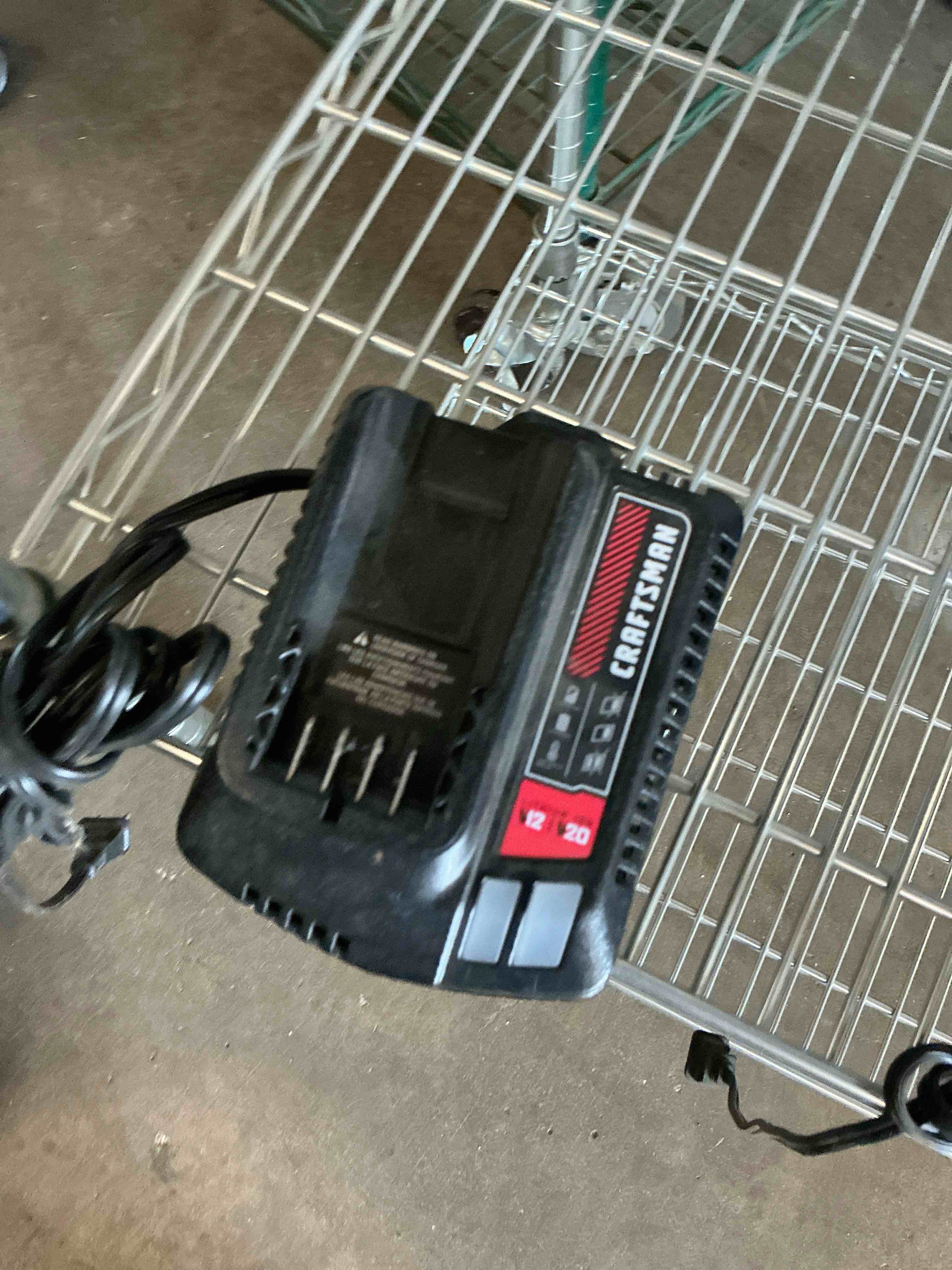 Condition photo showing Good Condition for craftsman v20 battery charger, led charging indicator, compatible with all craftsman v20 power tool and outdoor tool batteries (cmcb104)