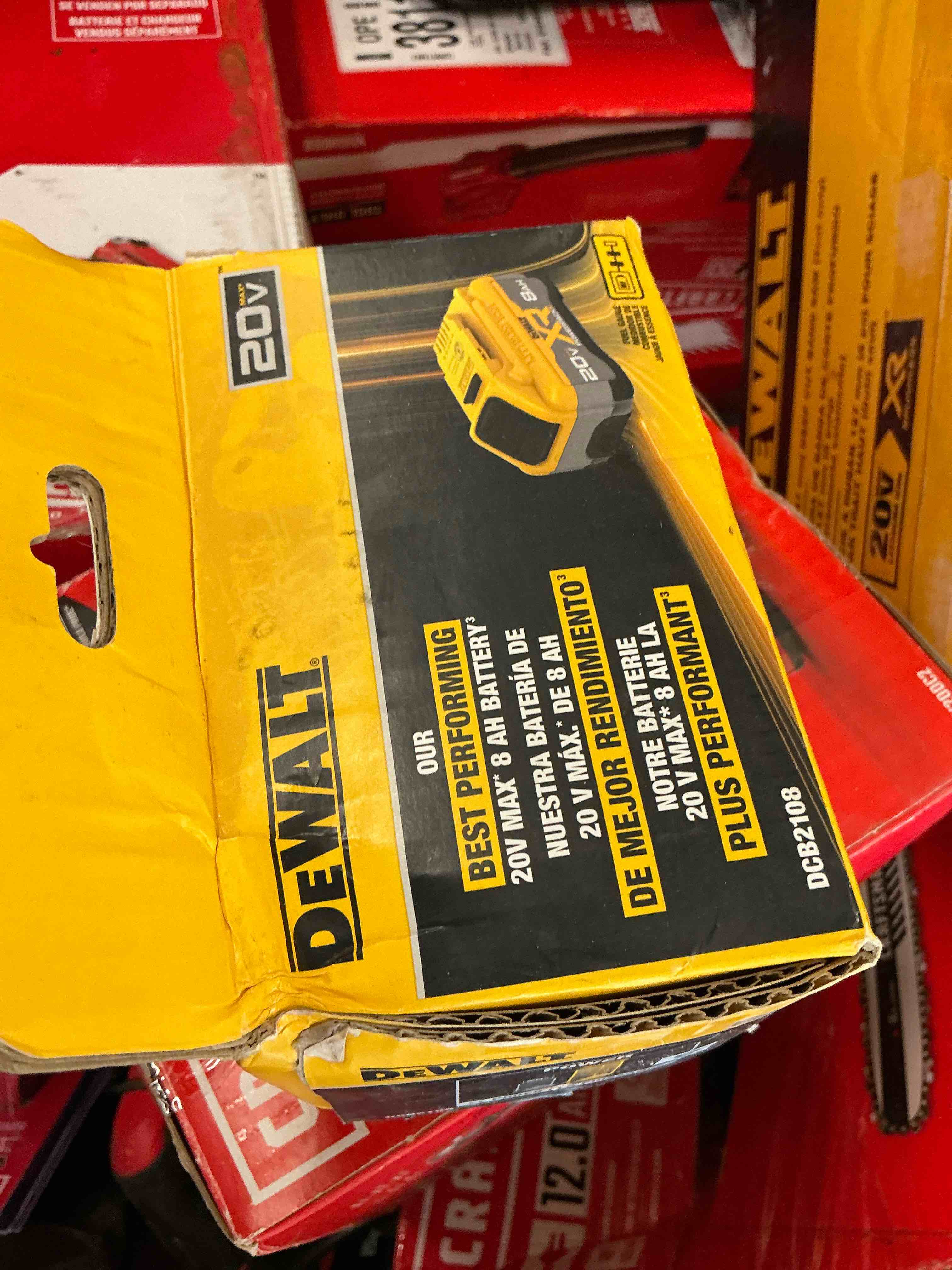 Condition photo showing Good Condition for dewalt dcb2108 20v max xr powerpack 8 ah battery – extended runtime high-performance lithium-ion battery compatible with all dewalt 20v max tools