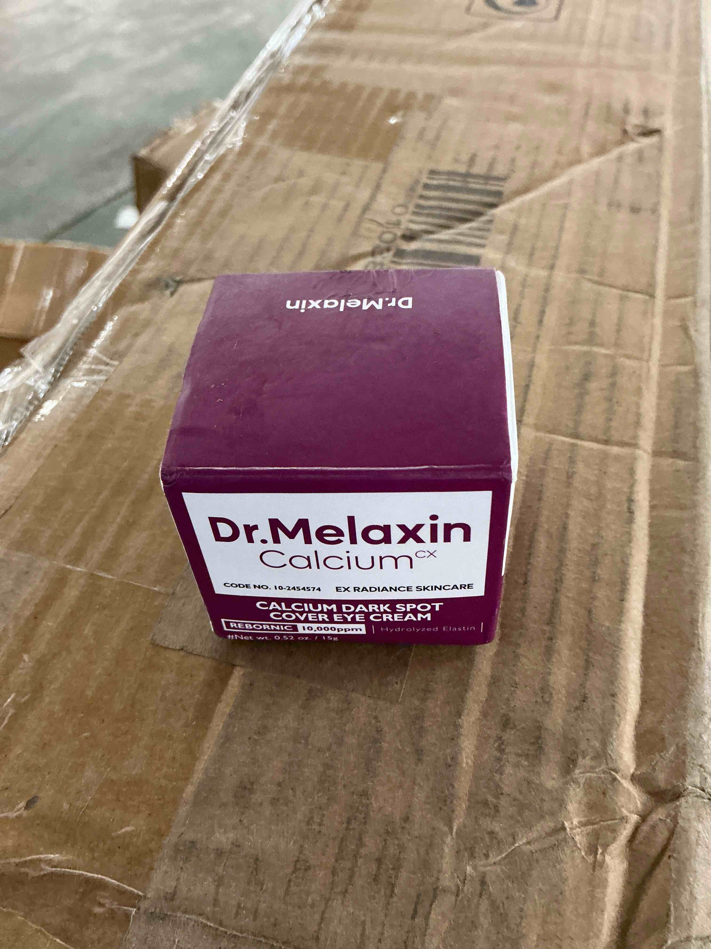 Condition photo showing Good Condition for dr.melaxin cemenrete, calcium dark spot eye cream, 0.52 oz (15 g) ( exp- 05-10-2029 )