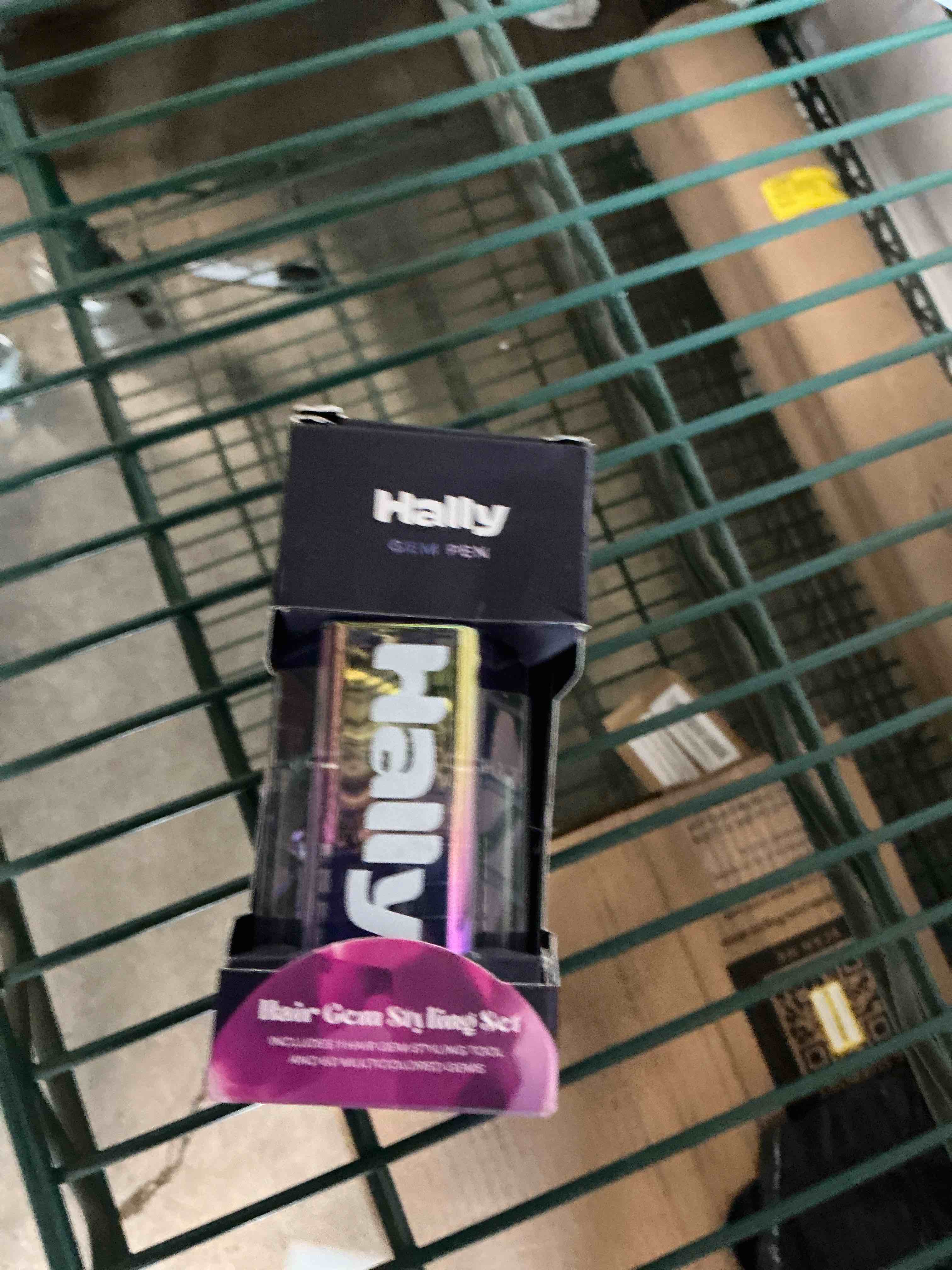 Condition photo showing New/Like New for hally gem pen art craft kit - includes 60 adhesive hair gems & styling tool - modern hair accessory for unisex