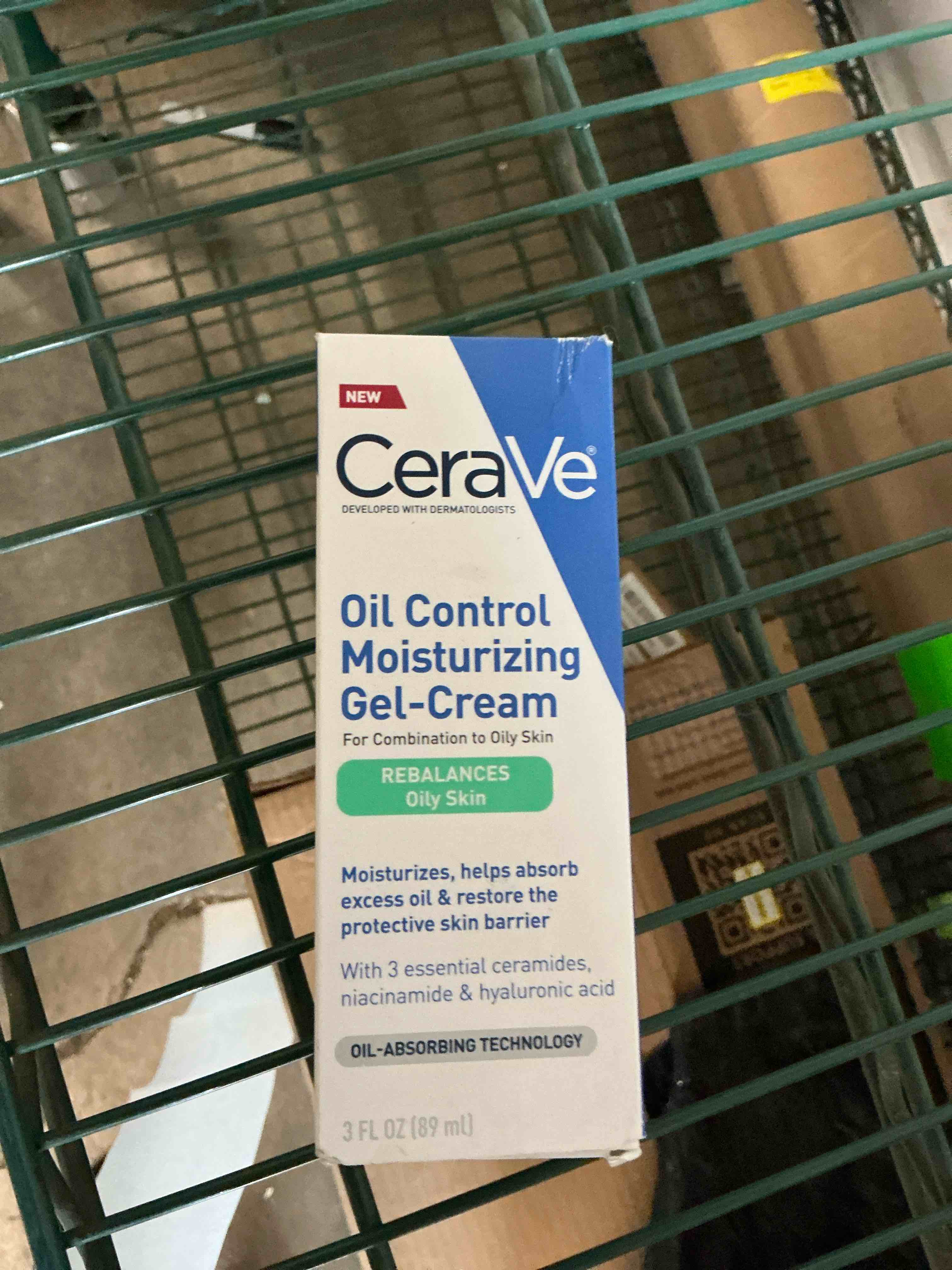 Condition photo showing New/Like New for cerave oil control face gel cream - 3 fl oz