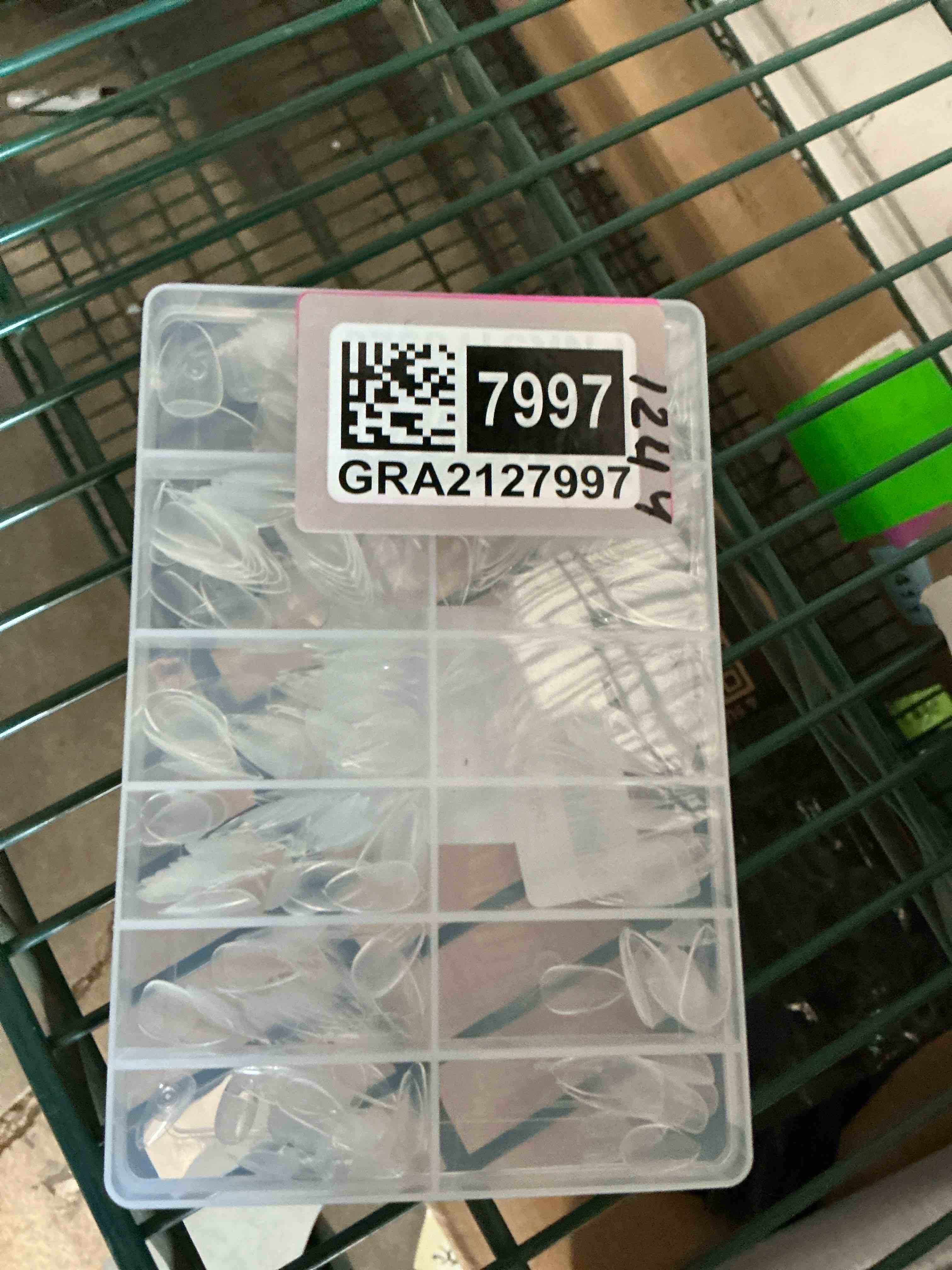 Condition photo showing New/Like New for una gella short almond nail tips, 312pcs short almond gel nail tips shape pre etched press on nails clear acrylic fake nails no c curve for full cover nails extension home art diy salon 12 sizes a0 - shortalmond