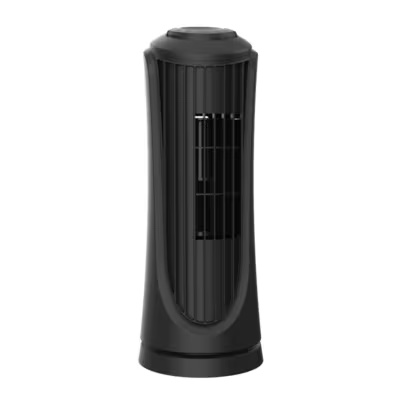 Utilitech 14-in 120 -Volt 3 -Speed Indoor Black matte Oscillating Tower Fan