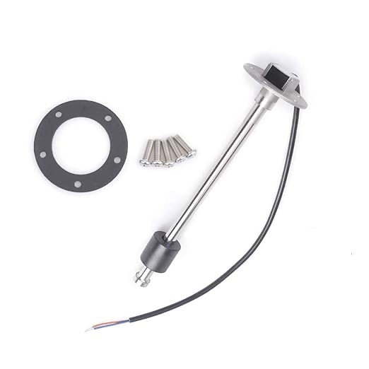 Anxingo 240-33 ohms 8"(200mm) Fuel Level Sending Unit, Boat Fuel Tank Sending Unit, Stainless Steel