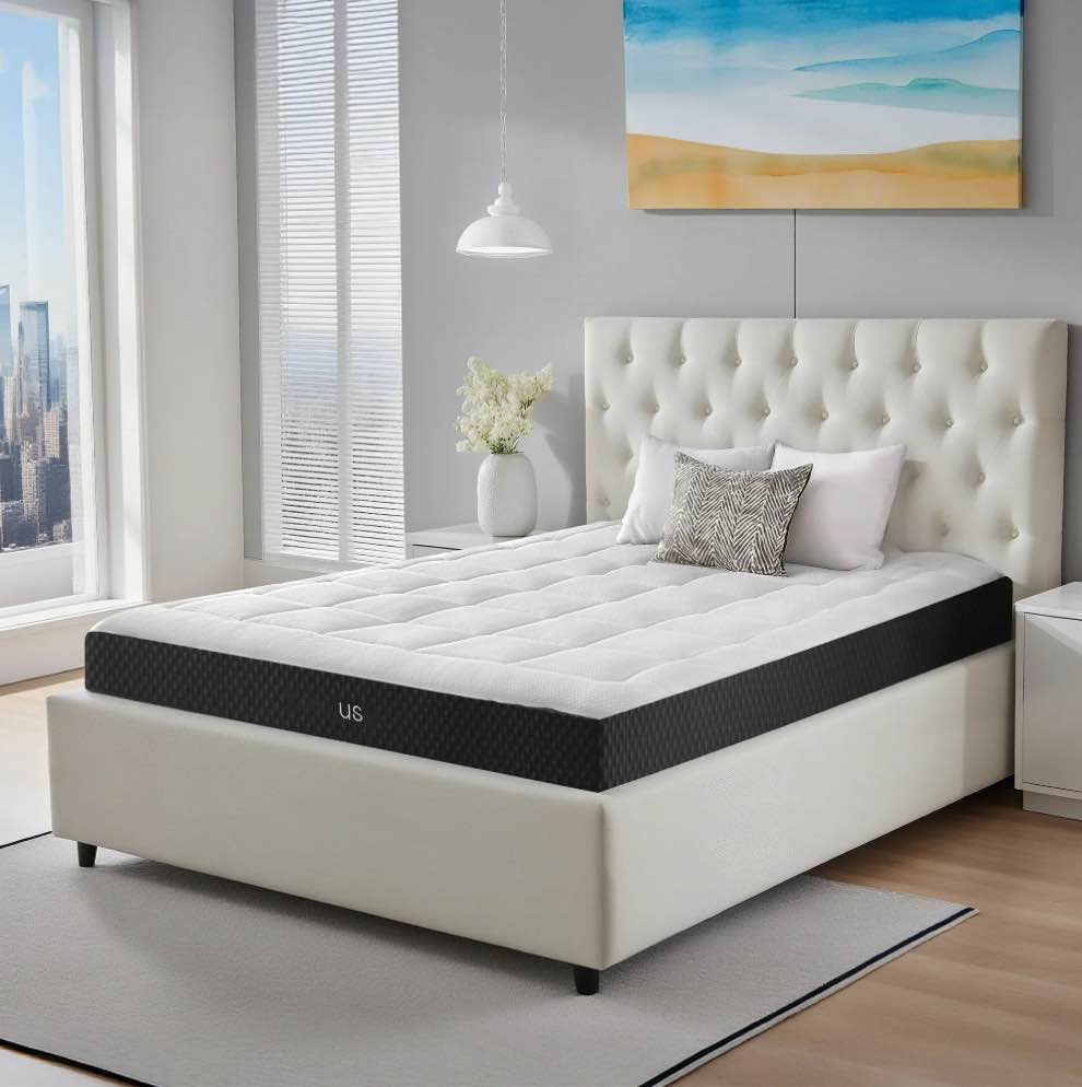 EDX 5 Inch Full Memory Foam Mattress for Pressure Relief with Durable Support, Medium Firm CertiPUR-US Certified Cooling Gel Mattresses for Bedroom, Mattress in a Box