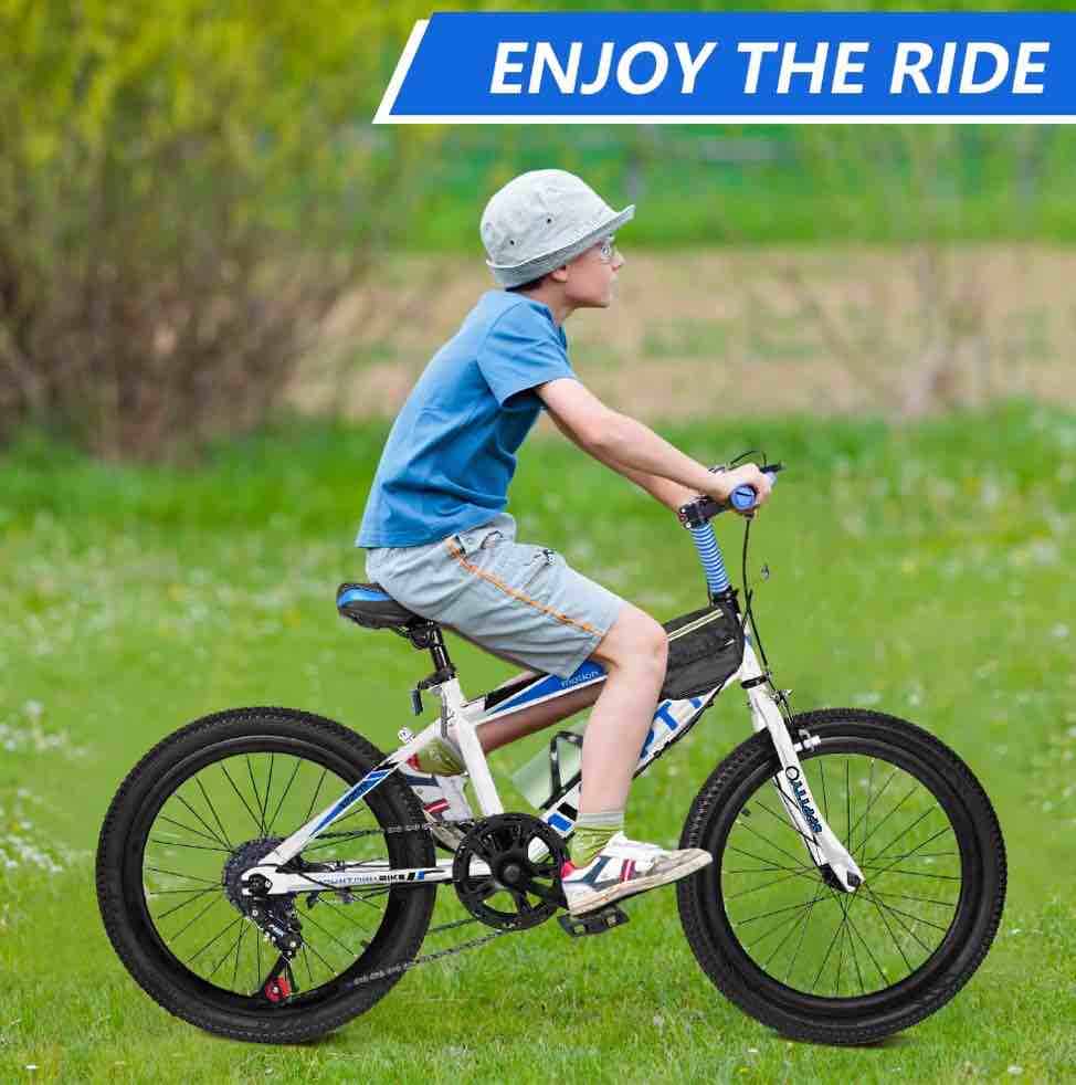 20-24 inch Bike,6-Speed Mountain Bike for Men Women Boys Girls,Comfort Saddle,Blue