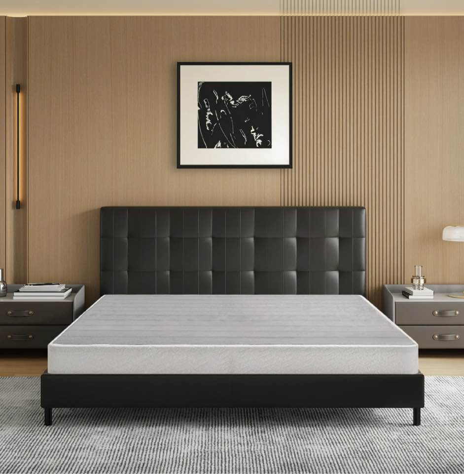 EGOHOME 5 inch Full Size Metal Box Spring, Easy Assembly Mattress Foundation