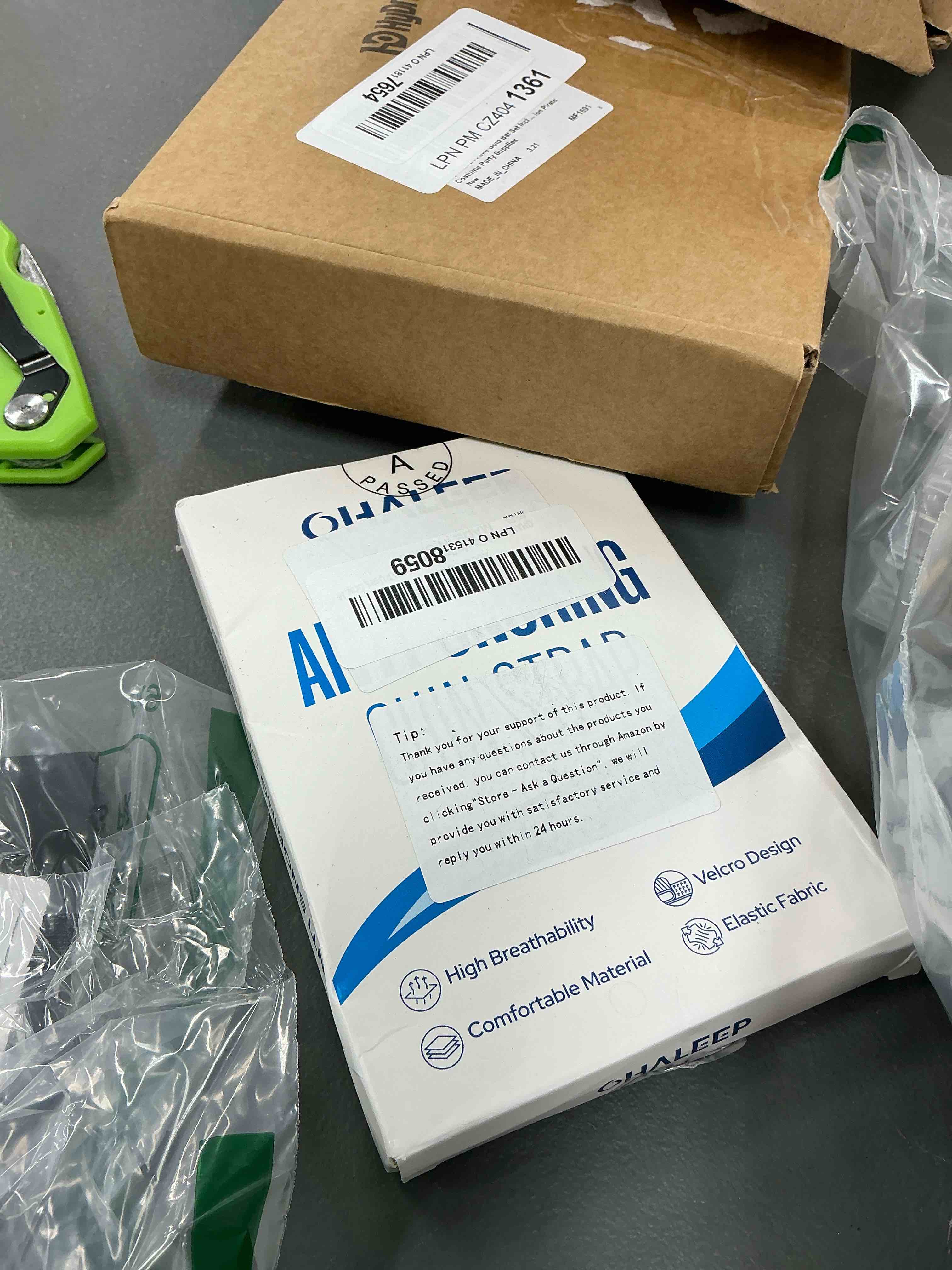 OHELEEP Anti Snore Chin Strap for CPAP Users, Snore Stopper Adjustable, Chin Strap for Sleeping Comf