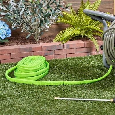 Zero-G Pro Teknor Apex 3/4-in Contractor -Duty Kink Free Woven Green Coiled Hose
