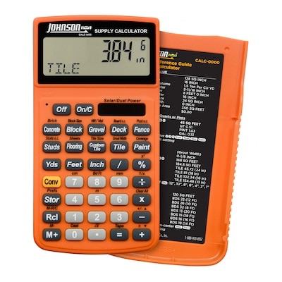 Johnson Level Supply Calculator