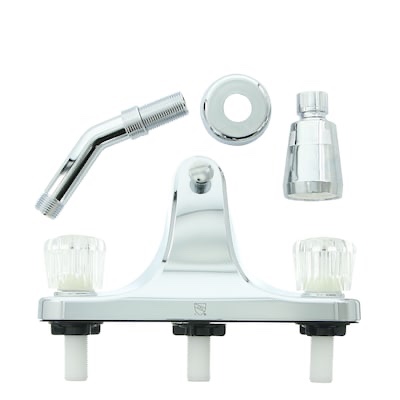 Road & Home Chrome 2-handle Single function 2.0-in Round Bathtub and shower Faucet with Valve Item #891298 | Model #RVP063