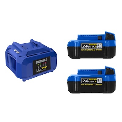 Kobalt 24 -Volt 2 -Pack Lithium-ion ( 4.0 Ah battery and charger)-only one battery