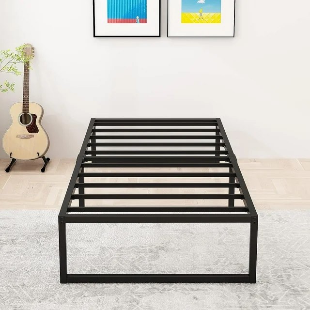 Twin XL Bed Frames Heavy Duty Sturdy Metal Platform Bed Frame No Box Spring Needed