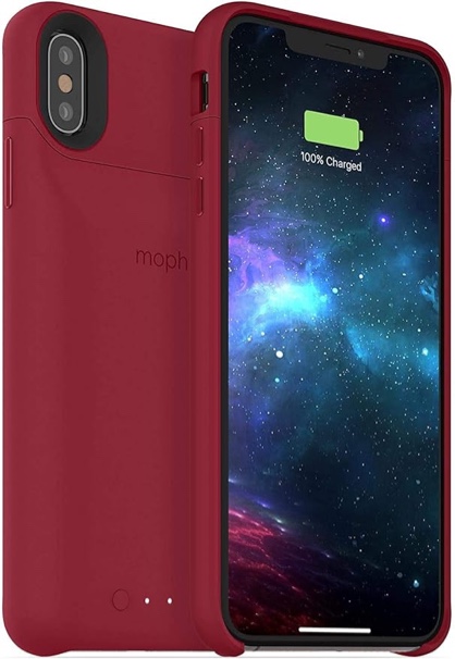 Mophie Juice Pack Mfi Certified Protective Battery Case for iPhone XS MAX Red 
