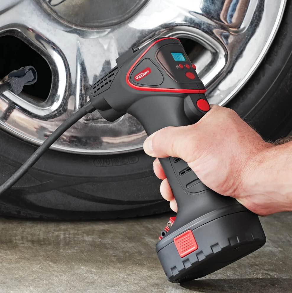 Hyper Tough DC 12V Hand Held Digital Tire Inflator