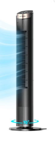 NFTIGB 40 inch Tower Fan for Home, 70° Oscillating Standing Floor Fan , 5 Speeds 3 Modes with Remote Bladeless Fan, New
