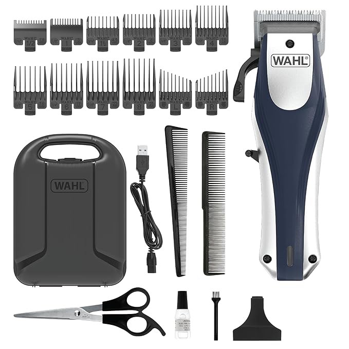 Wahl - Lithium Pro Complete Cordless Haircut Kit - Black/Silver