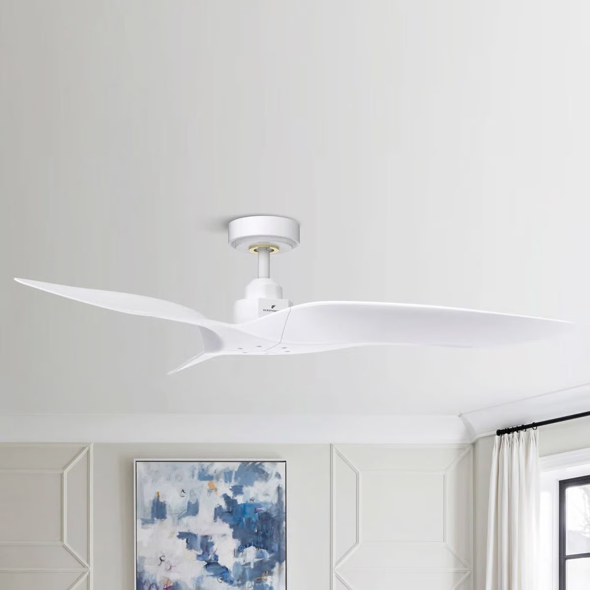 Anesca 52" 3 - Blade Propeller Ceiling Fan without Lights with Remote Control